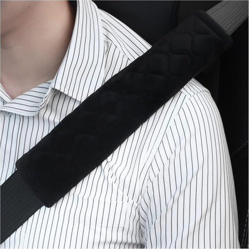 2 PCS Auto Seatbelt Covers Soft Seat Belt Cushion,Anti-Friction for a Comfortable Driving,Car Accessories for Men/Women/Kid,Fit with All Cars and ...