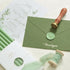 UNIQOOO Mailable Glue Gun Sealing Wax Sticks for Wax Seal Stamp - Moss Green, Great for Wedding Invitations, Cards Envelopes, Snail Mails, Wine Pa...