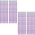Awareness Ribbon Pencil – Set of 24 - Made in USA (Purple)...