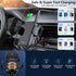 15W Fast Wireless Car Charger Mount - Auto Alignment Clamping Wireless Car Phone Charger, Dashboard Windshield Wireless Charging Car Holder for iP...