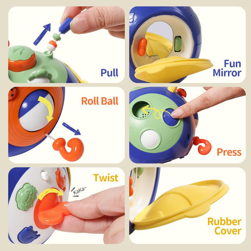 Toddler Toys for 1 Year Old Boy Activity Cube Learning Educational Musical Busy Cube Baby Toy 3 6 9 12 Months Autism Sensory Toys Girl Boy 1st Bir...