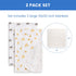 Delta Children 100% Cotton Flannel Baby Receiving Blankets for Girls and Boys – 30x30 Inches (Pack of 2), Safari Friends...