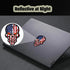 6pcs Reflective American Flag Hard Hat Stickers, Red Ops Decals for Tactical Gear, Patriotic USA Skull Flags Toolbox Helmet Labels...