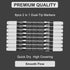 Dual Tip White Paint Pens White Acrylic Markers for Rock Painting,Ceramic,Glass,Wood,White Acrylic Paint Markers 8pcs (White-8 pack)...