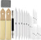 21 Pcs Blending Stumps and Tortillions Set with Sketch Sandpaper Pencil Sharpener Pointer and Pencil Extension Tool Drawing Art Kneaded Eraser for...