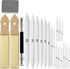 21 Pcs Blending Stumps and Tortillions Set with Sketch Sandpaper Pencil Sharpener Pointer and Pencil Extension Tool Drawing Art Kneaded Eraser for...