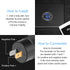 Dual USB Quick Charge 3.0 Port & PD USB C Car Charger Socket, 12V USB Outlet with Voltmeter and Power Switch for Car Boat Marine Truck......