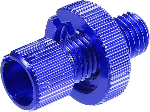 X AUTOHAUX 4 Pcs M10 Brake Clutch Cable Line Adjuster Screw Adjusting Bolt with Slotted for Motorcycle Bike Scooter Aluminum Alloy Blue Green...
