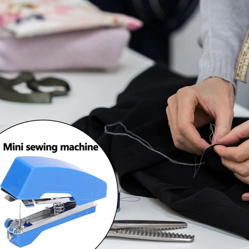 Handheld Sewing Machine, Portable Handy Stitch, Mini Manual Sewer Hand Stitcher Needlework Tool for DIY Crafts Home Travel......