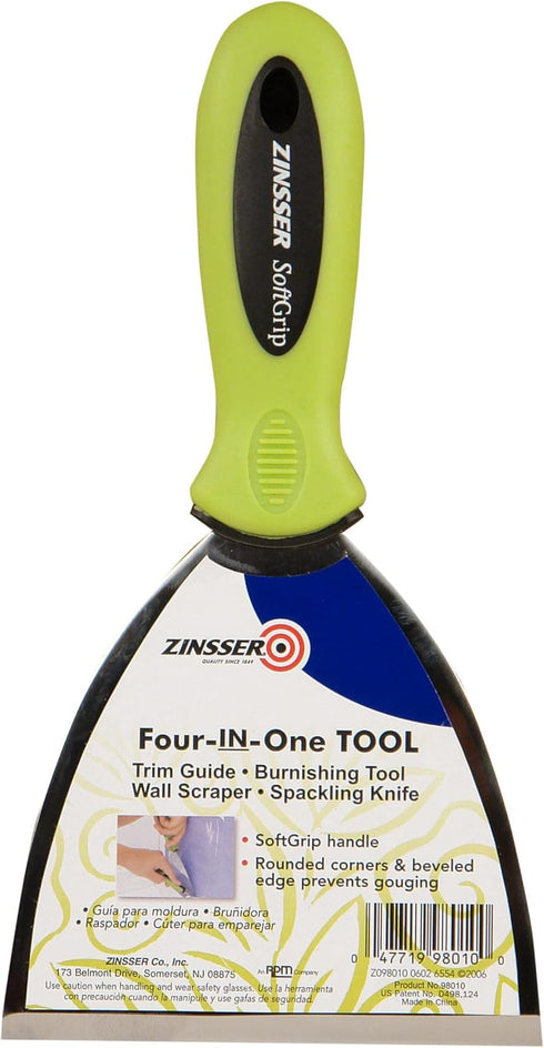 Rust-Oleum Zinsser 98010 4.5-Inch 4-in-1 Tool...