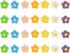 28 Pieces Pack, Flowers Shoes Charms Decorations Different No-Repeat Accessories Wristband Bracelet Girls Boys Teens Kids Birthday Party Favor Gif...