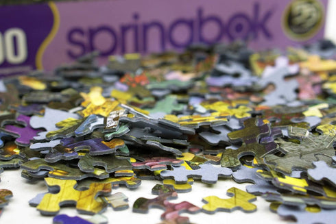 Springbok's 500 Piece Jigsaw Puzzle Evening at The Lake - Made in USA...