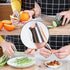 8 Pcs Kitchen Finger Guards Chopping Onion holder Slicer,Adjustable Finger Nail Protector,Safe Knife Cutting Shield,finger guards for cutting Kitc...