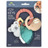 Itzy Ritzy Teething Keys Baby Teether Toy - Features a Braided Texture Ring & Keys, Includes a Water-Filled Leaf-Shaped Teether & Silicone Sloth &...