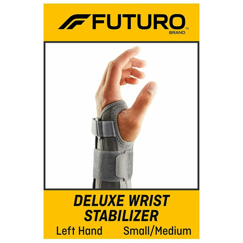 FUTURO Deluxe Wrist Stabilizer Left Hand, S/M...