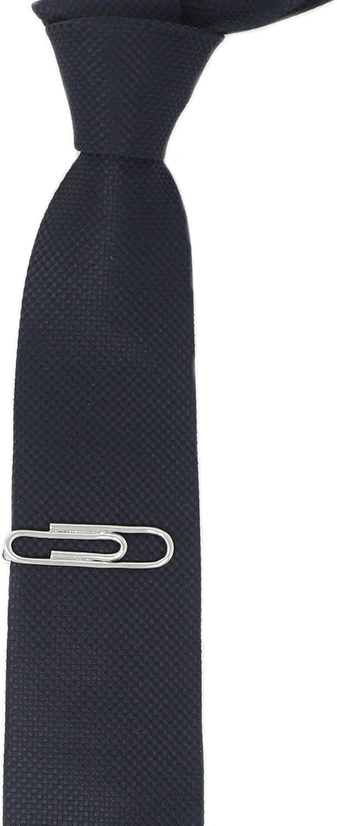 Novelty Silver Tone Paper Clip Tie Clip In Box...