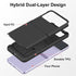 SAMONPOW for Samsung Galaxy Z Flip 4 Case, Z Flip 4 Case with Upgraded Hinge Protection Dual Layer Hard PC Soft TPU Bumper Full Body Shockproof Fl...