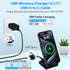 Fast S24 Ultra Samsung Wireless Charger Stand, 2 Pack 15W Cordless Charging Station for Samsung Galaxy S24 Plus S23 FE S22 S21 Z Flip 5, iPhone 15...