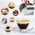 Milk Frother Handheld, Rechargeable Milk Frother Handheld, Electric Milk Frother Handheld for Latte, Matcha, Protein Powder, Hot Chocolate, with B...