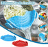 2 Pcs Clip on Strainers, Pot Strainer for Pasta Meat Vegetables Fruit, Silicone Strainer - Fit All Pots and Bowls....