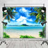 Art Studio Beach Photography Backdrops Ocean Photo Booth Wedding Party Decoration Background Studio Props Vinyl 7x5ft...