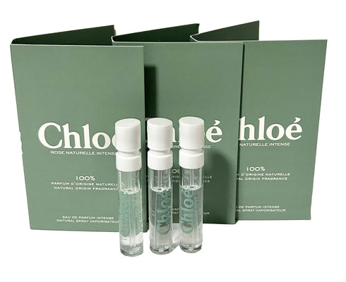 Chloe Rose Naturelle Intense Sample Perfume WOMEN Spray 1.2 ml / 0.04 oz - set of 3...