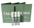 Chloe Rose Naturelle Intense Sample Perfume WOMEN Spray 1.2 ml / 0.04 oz - set of 3...