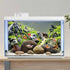 AWERT 36x24 inches Stone Fish Tank Background Aquatic Plant River Bed & Lake Aquarium Background Seaweed Aquarium Vinyl Background...