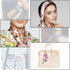 Luwint Long Thin Floral Chiffon Scarf, Silk-like Satin Scarf Skinny Necktie Narrow Scarf Handbag Handle Wrap Ribbon Hair Band Sash Waist Belt for ...