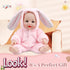 12 Inch Baby Doll with Accessories Set,Pink Rabbit soft baby dolls for 3+ year old girls boy,baby toys for Birthday gift (12 Inch Pink rabbit-YD-W...