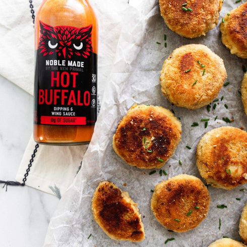 Noble Made Buffalo Sauce, Keto, Gluten Free, Vegan Dipping & Wing Sauce, Low Carb, Dairy Free, Low Calorie, Paleo, Low Sugar, and Whole30 Approved...
