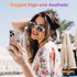 EYZUTAK Case for iPhone 14 Pro Max, Colorful Retro Oil Painting Printed Flower Laser Glossy Pattern Cute Curly Wave Edge Exquisite Stylish Durable...