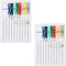PPhtony 2 Boxes 20 Pieces Mini Travel Sewing Kit 10 Colors Thread Emergency Repair Kit with Needle Button Pins for Hotel Amenities Necessities Chr...