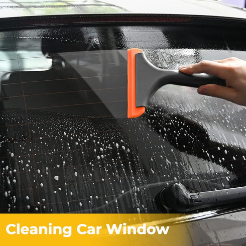 Gomake Small Silicone Squeegee Window Shower Squeegee,Auto Water Blade Squeegee for Shower Glass Door,Car Windshield, Window, Mirror, Bathroom,Cou...