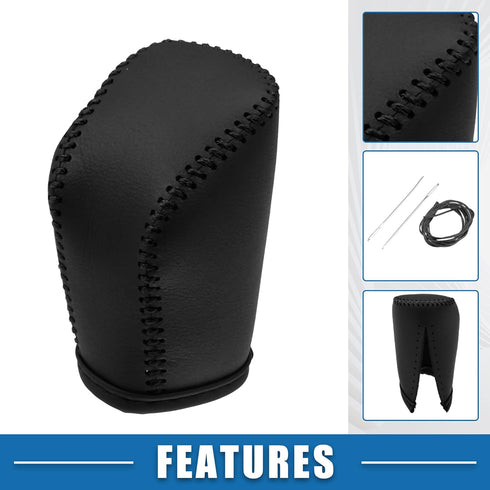 Car Gear Shift Knob Cover Car Shifter Cover Trim Interior Accessories for Lexus ES 300h 350 2016-2018 Black...