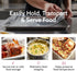 PanSaver Hotel Clear Pan Liners for Easy Clean Up - Disposable Buffet Pan Liners, Ovenable up to 400F (Half Pan Liner - 12.5 x 5.5 in)...