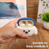 Plush Case Compatible with Sony Linkbuds S,Handmade Knitted Cartoon Headphone Case,Rechargeable Headphone Headphone Case,Creative Funny Cute Knitt...