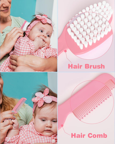 OTTOLIVES Baby Healthcare and Grooming Kit, 24 in 1 Baby Electric Nail Trimmer Set Newborn Nursery Health Care Set for Newborn Infant Toddlers Bab...