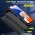 3 in 1 for Galaxy A15 5G Case with Tempered Glass Screen Protector + Camera Lens Protector,Samsung Galaxy A15 5G Case,Silicone Durable Armor for S...