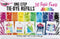 Tulip One-Step Tie-Dye Kit Refills, Rainbow Tie Dye, Multicolor, 30 Pack...