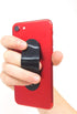 Cell Phone Holder Accessories | Adhesive Loop | Finger Strap for iPhone Galaxy Android Tablet Smartphone | Rubber Handle Vent Mount Mobile Devices...