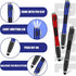 5 Pcs Stylus Pens with Light Tip 3-in-1 Multi-Function Capacitive Pen with LED Flashlight for Homes Offices Schools Writing in The Dark (5)...