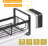 FANGSUN Large Sponge Holder for Kitchen Sink, 304 Stainless Steel Sink Caddy Organizer with Removable Drip Tray, Countertop Dish Soap Holder, Not ...