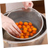 Stainless Steel Rice Basket Noodle Strainer Large Strainer Washing Machine Filter Vegetable Washing Basket Fruits Basket Stainless Steel Washing B...