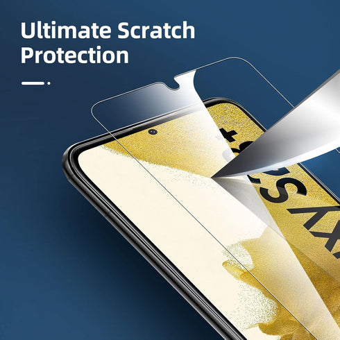 NEW'C [3 Pack Designed for Samsung Galaxy S23 Plus / S23+ Screen Protector Tempered Glass, Anti Scratch, Bubble Free, Ultra Resistant...
