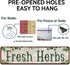 Fresh Herbs Metal Sign Country Farmhouse Home Gardener Tin Sign Decor Sign 4" x 16"...