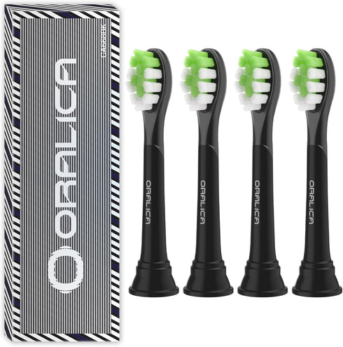 Compatible for Philips Sonicare W DiamondClean Replacement Toothbrush Heads HX6062 HX6063 HX6064, Whitening, Plaque Stain Removal with Medium Bris...