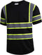 SKSAFETY High Visibility Professional Level T-Shirts Quick Dry Class 3 Safety Shirts for Men?Women, Reflective Short Sleeve Breathable Birdeyes T-...