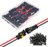 10 Kit 16 AWG 2 Pin Connector Car Waterproof Wire Connectors 2 Pin Automotive Electrical Connectors Quick Disconnect 2 Way Wire Terminal Connector...