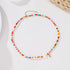 MJartoria Initial Necklaces for Women, Colorful Beaded Necklace, Y2K Shell Beach Necklace Letter Choker Necklace Handmade Jewelry Gifts...